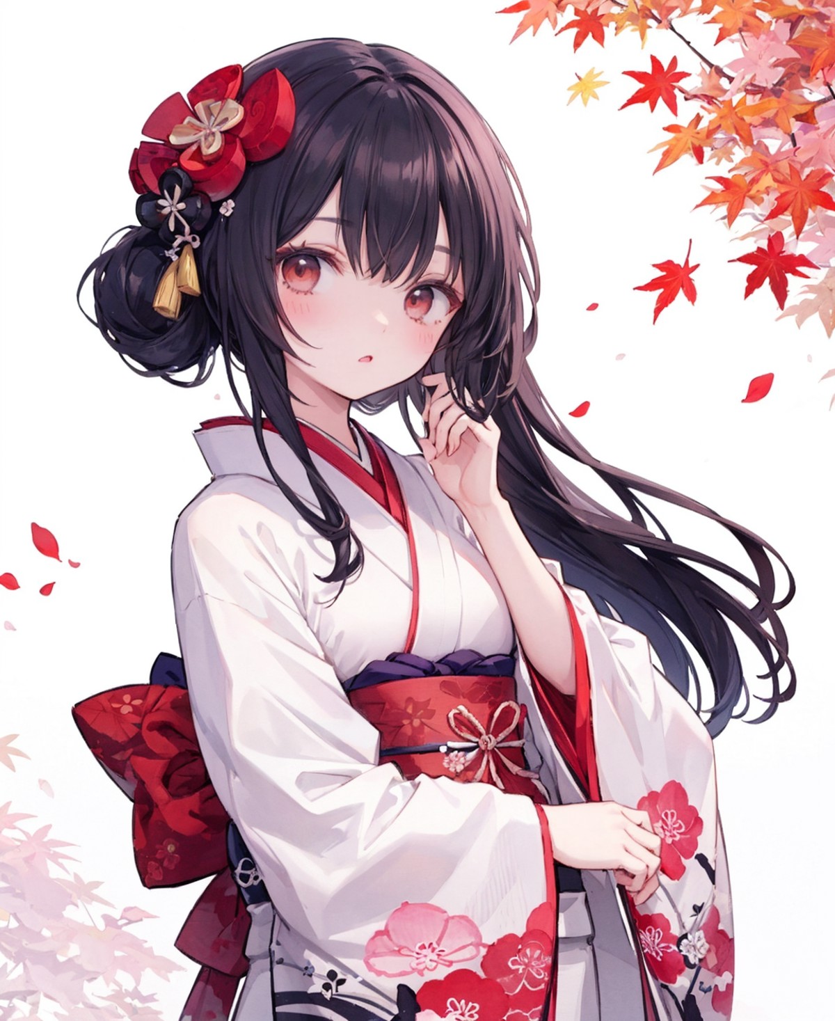 66879-3569912667-{{{Ukiyo-e_style}}},{{flat_style}},{simple_colors},{{{masterpiece}}}, {katsushika_hokusai},long_hair,hair_flower,{{black_hair}},.png